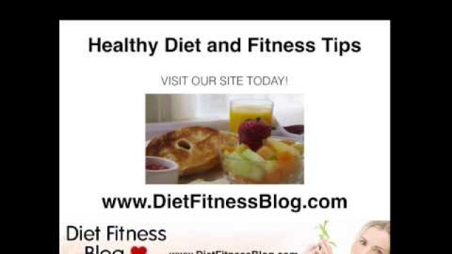 'Healthy Diet and Fitness Tips'