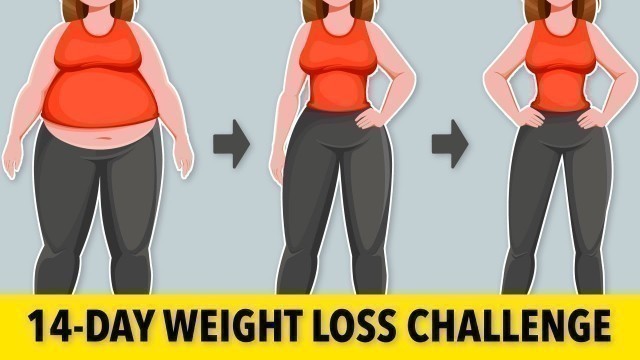 '14-DAY WEIGHT LOSS CHALLENGE: 45 MINUTE CARDIO + ABS WORKOUT'