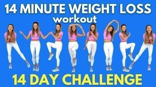 'Weight Loss Workout | 14-Minute Workout at Home - Do this for 14 days -| All Standing Moves'