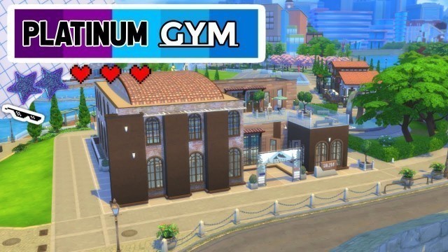 'THE SIMS 4 - [REBUILDING VERONAVILLE] PLATINUM GYM + SPA  SPEED BUILD'