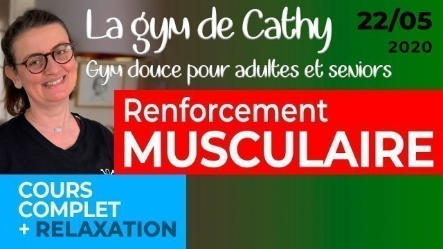 '22 mai: La gym douce de Cathy: Renforcement musculaire'