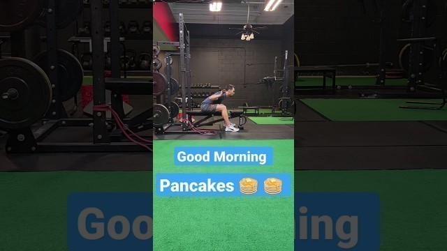 'Seated Good Morning Exercise (a.k.a Pancakes)'