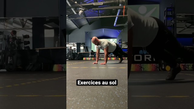 'Exercices de renforcement musculaire au sol'