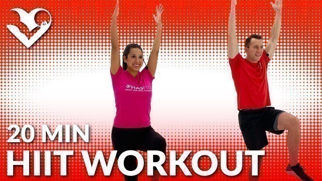 '20 Min Cardio HIIT No Equipment Workout Weight Loss - Full Body HIIT without Equipment at Home'