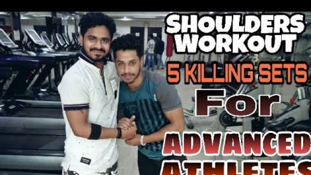 'Shoulders Workout | 5 killing sets | Platinum Gym | with Shahrukh sir | Fitness Villains |'