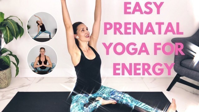 'Good morning prenatal yoga for energy when you are feeling sluggish'