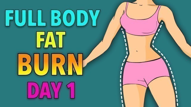 '20-MIN FULL BODY FAT BURN Workout - 2 Weeks Weight Loss Challenge'