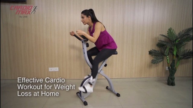 'Foldable X Bike Cycle India for Weight Loss at Home Cardio Max JSB HF146'