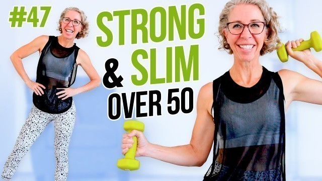 'WEIGHT LOSS Workout for Women over 50 with CARDIO + WEIGHTS | 5PD #47'