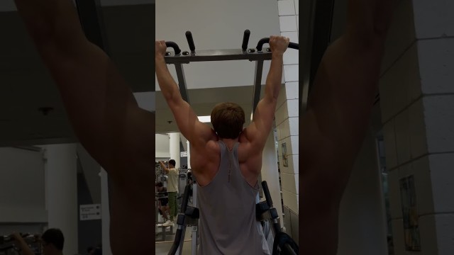 'Can you guess my body fat from this one video? #gym #workout #fitness #shredded #back'