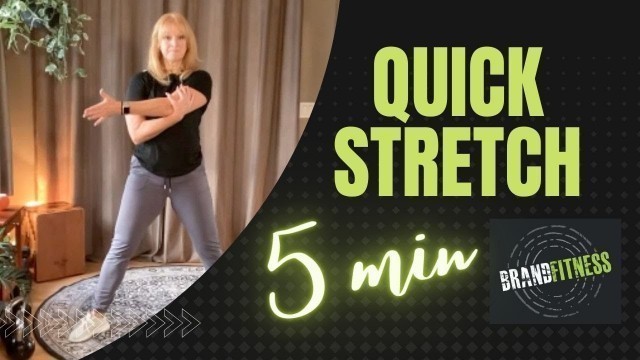 'Quick 5 min Standing STRETCH after Workout | Good Morning Stretches over 50'