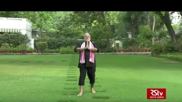 'PM Modi posts fitness video of his morning exercise & yoga'