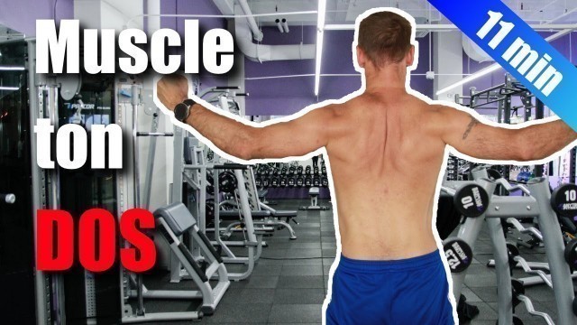 'Renforcement musculaire du DOS - Exercices Fitness en 11 min'