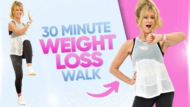 '30 Min WEIGHT LOSS Walking workout | Low Impact Fat Burn at Home!'