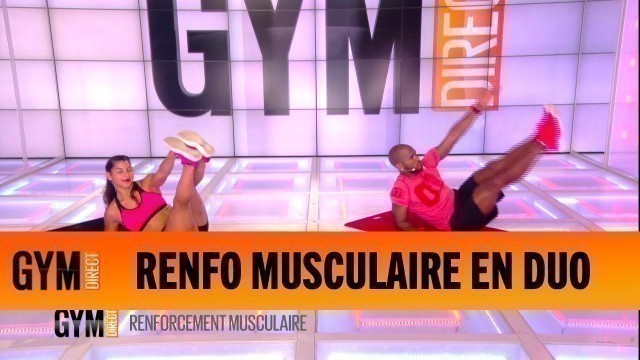 'Faire du renforcement musculaire en duo - Gym Direct'