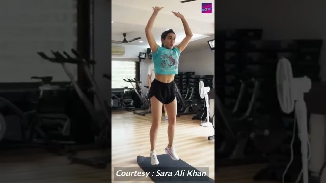 'Sara Ali Khan WEIGHT LOSS Workout After Her Long Vacation In London #shorts #shortsvideo'