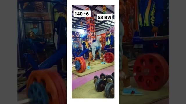 '140*6 BW53 #short #fitness #gym #gym #motivation #video #ninja #body #vlog #cute #tiktok #exercise'