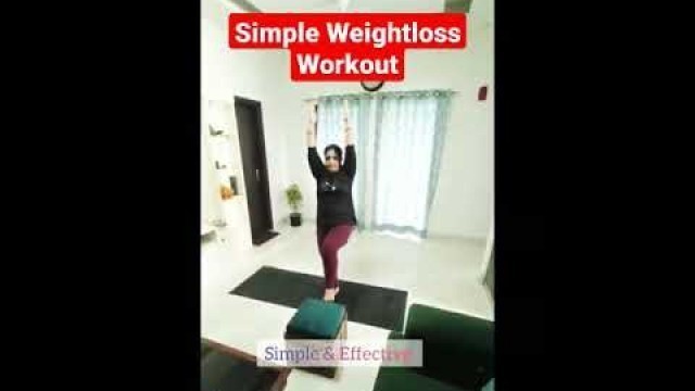 'Simple Weightloss Workout #viralshorts #weightloss #shorts #trendingshorts'