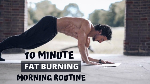 '10 MINUTE FAT BURNING MORNING ROUTINE | Do this every day | Rowan Row'