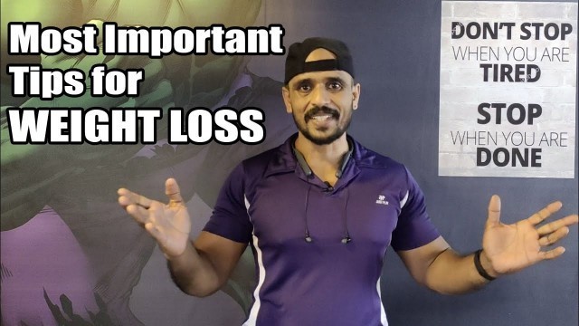 'Most Important Tips for Weight Loss | Diet and Workouts | RD Fitness Unlimited'