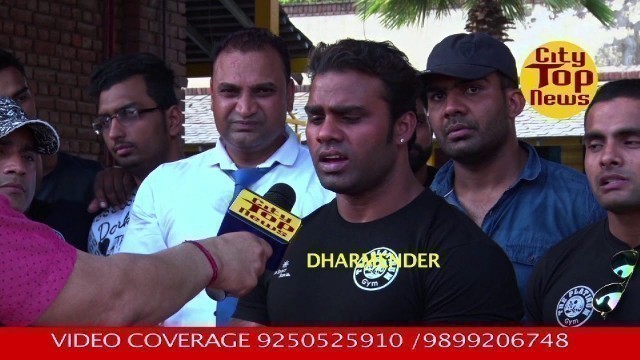 'SH.HANSHRAJ YADAV(OWNER PLATINUM GYM) STREET BODY BUILDING CHAMPIAN-CITY TOP NEWS'