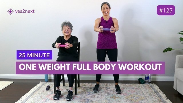 'ONE WEIGHT DUMBBELL WORKOUT for Weight Loss | Beginners, Seniors'