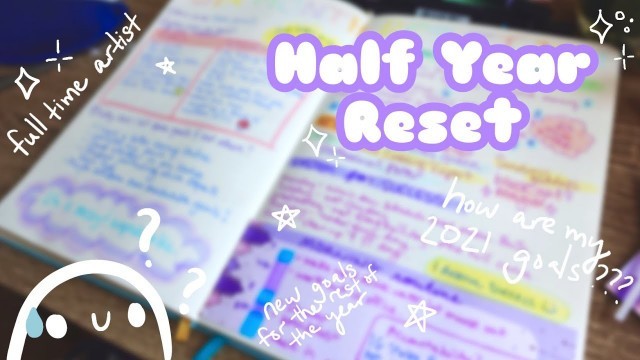 'HALF YEAR RESET ✨ | Using Struthless\'s exercise in my bullet journal to get out of a rut'