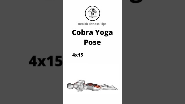 'How to do the Cobra Yoga Pose | Health Fitness Tips'