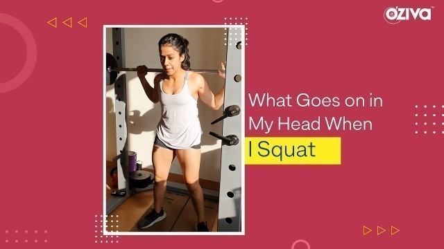 'What goes in my head when I Squat | Gym Video | Funny Gym Moments | OZiva | #Shorts #YTShorts'