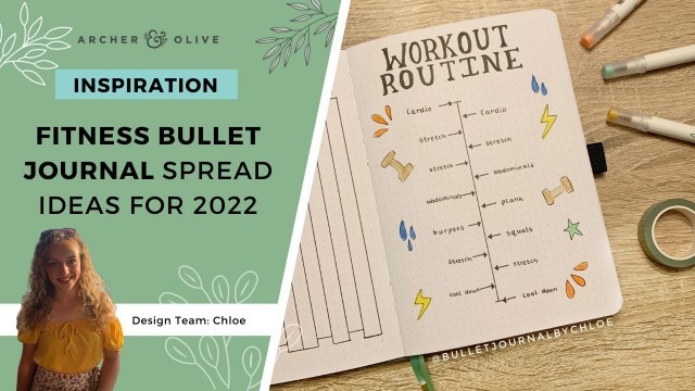 'Health & Fitness Tracking In Your 2022 Bullet Journal | 10 Fitness Spread Ideas'