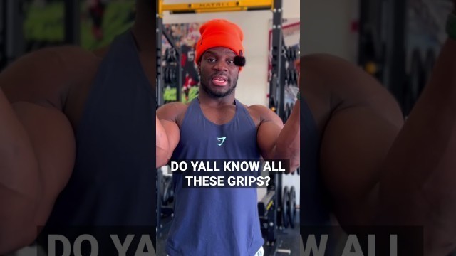 '3 GRIPS YOU MUST KNOW FOR THE GYM #howto #fitness #youtubeshorts #fitnesstips #gymhelp #natty #body'