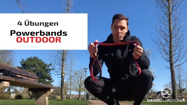 'Training mit Powerband - 4 Übungen - Outdoor Corona Training'