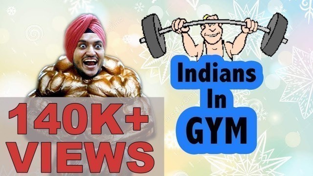 'Indians in Gym || Funny Video || Langda Aam Productions'