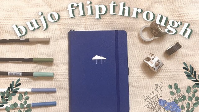 '2022 WELLNESS BULLET JOURNAL SETUP | Custom Journal Flipthrough #35 | 2022 Aesthetic Bullet Journal'