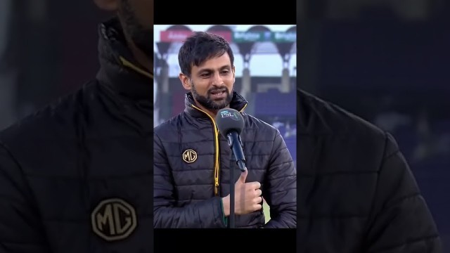 'Shoaib Malik Fitness Tips #PeshawarZalmi vs #IslamabadUnited #HBLPSL7 #Shorts #LevelHai ML2L'