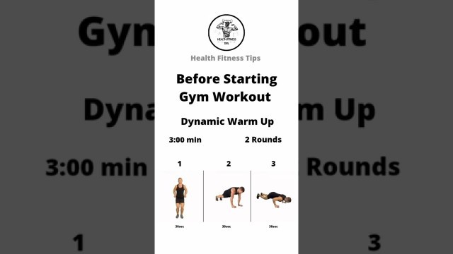 'How to do Gym Warm Up | Health Fitness Tips'