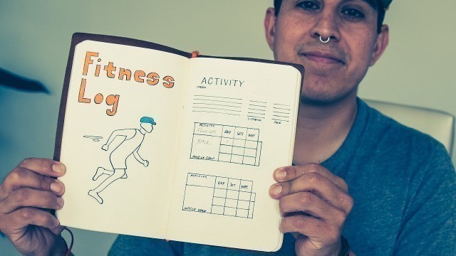 'Bullet Journal | Fitness Log | Water Intake | & | Plant Care | Trackers - Plan with me June 2020'