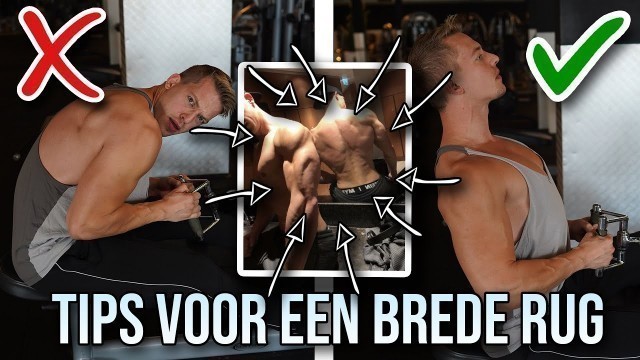 '5 FOUTEN BIJ HET TRAINEN VAN DE RUGSPIEREN | FITNESS TIPS'