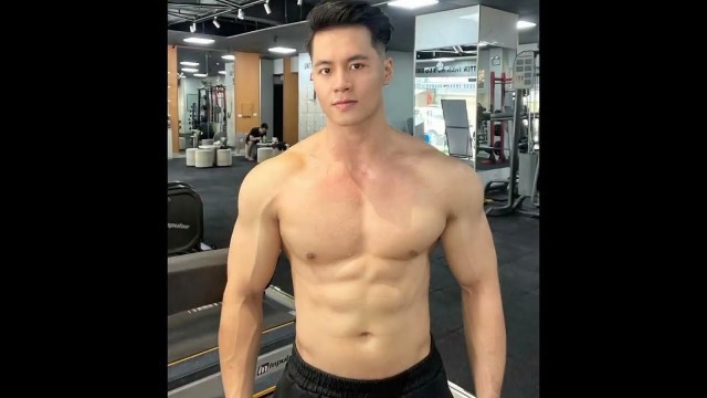 'Luan Phan | muscular male bodybuilder physique alpha and fitness model | from China 