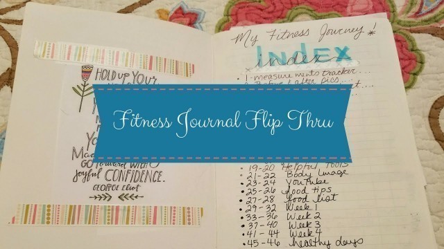 'My Fitness Bullet Journal! (How I Keep Track of My Journey)'