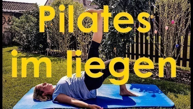 'Pilates Mattenworkout - Übungen im liegen - Outdoor'