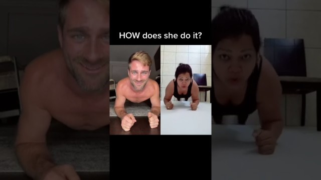 'Pushups funny video #workout #pushupchallenge'