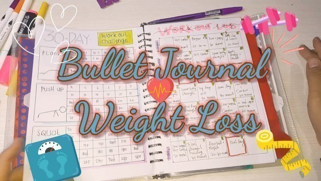 'Body tracker bullet journal//Challenge Diet Sehat'