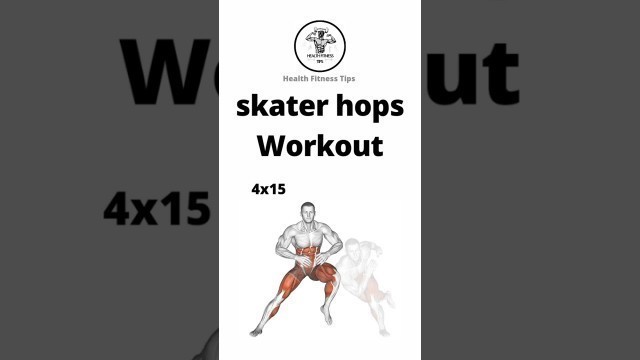 'How to do Skater Hops Workout | Health Fitness Tips'