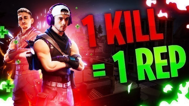 '1 KILL = 1 REP | Fortnite Fitness Challenge ft. FaZe Replays'