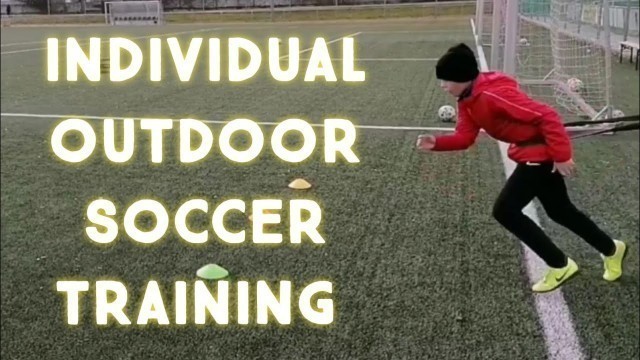 'FUßBALL - INDIVIDUAL CORONA LOCKDOWN OUTDOOR TRAINING'