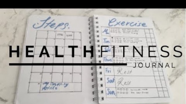 'BULLET JOURNAL: HEALTH & FITNESS // How to Track & stay accountable'