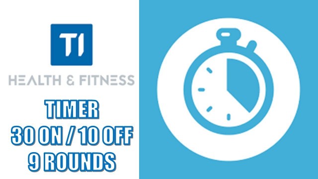 '30 On/10 Off x 9 Rounds Timer From TI Health and Fitness'