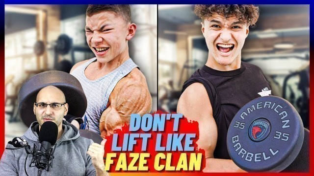 'Don\'t Lift Like Faze Clan- It is DUMB'