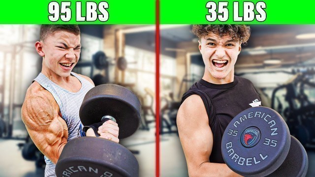 'Worlds Strongest 18 Year Old vs FaZe Clan - Strength Test'